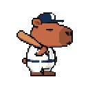 Vista previa del skin Baseball Player Capy