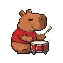 Vista previa del skin Drummer Capy