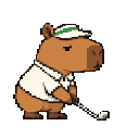 Vista previa del skin Golfer Capy