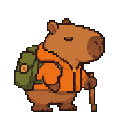 Vista previa del skin Hiker Capy